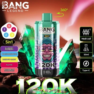 BANG LEGEND 120K, ti consente di provare il massimo divertimento