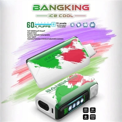 BANGKING ICE King COOL 60000: l'-evoluzione di fascia alta delle sigarette el...