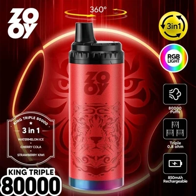 ZOOY KING 3-in-1 80000 Puff Vape usa e getta: innovazione tecnologica e anali...