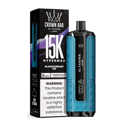 AL Fakher Crown Bar Hypermax 15K: un'opzione di sigaretta elettronica usa e g...