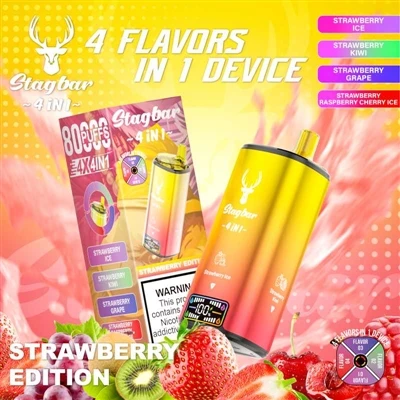 Raccomandazione per il canale all'ingrosso di Hotsellvape: Stag Bar 4in1 8000...