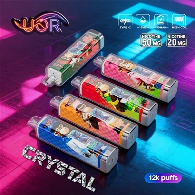 UOR CRYSTAL 12K: un'esperienza professionale nello svapo usa e getta
