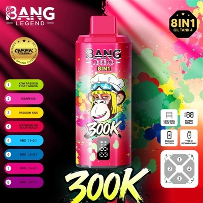 Bang Legend 300000: sblocca una nuova esperienza con la sigaretta elettronica...