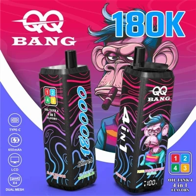 QQ BANG 180K – Il nuovo trend setter nelle sigarette elettroniche usa e getta...