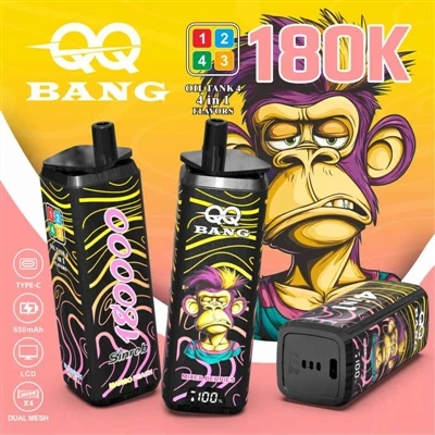 QQ BANG 180K 4in1: l'esperienza di svapo definitiva con quattro gusti in un c...