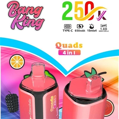 BANG KING Quad 250000 4IN1: una rivoluzione- di fascia alta nel vaporizzatore...