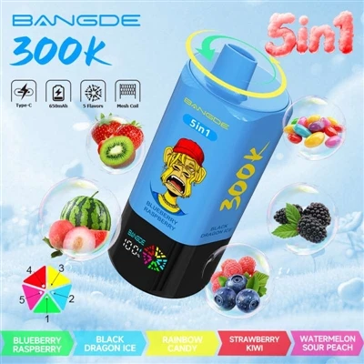 BANG DE 5IN1 300000: un rappresentante delle sigarette elettroniche usa e get...