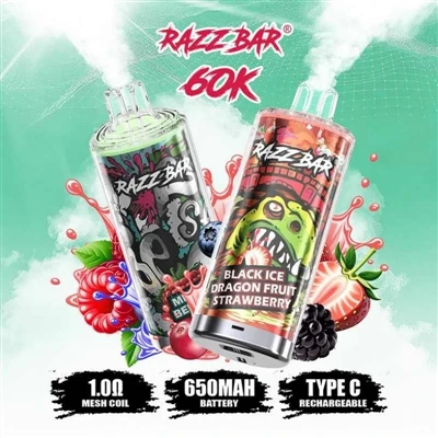 Razz Bar 65K+ Puffs Vape: un dispositivo che porta la 