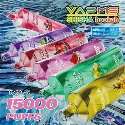 Vapme Shisha Hookah 15000: una fusione tra l'esperienza del narghilè leggero ...
