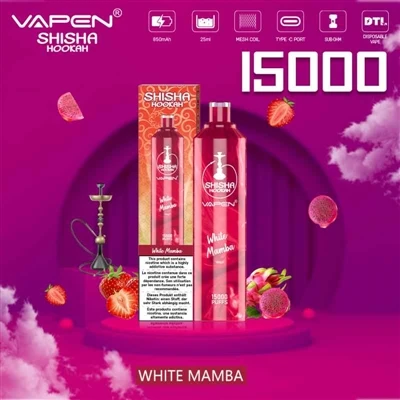 VAPEN SHISHA HOOKAH 15000: una sigaretta elettronica-ad alta capacità-che met...