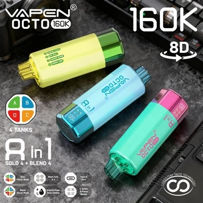 VAPEN OCTO 160K: una sigaretta elettronica usa e getta-che perfeziona davvero...