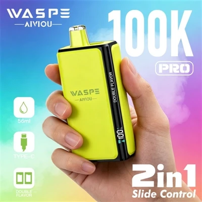 Waspe Double Flavor 100K Pro: quando lo svapo inizia a dire no alla 