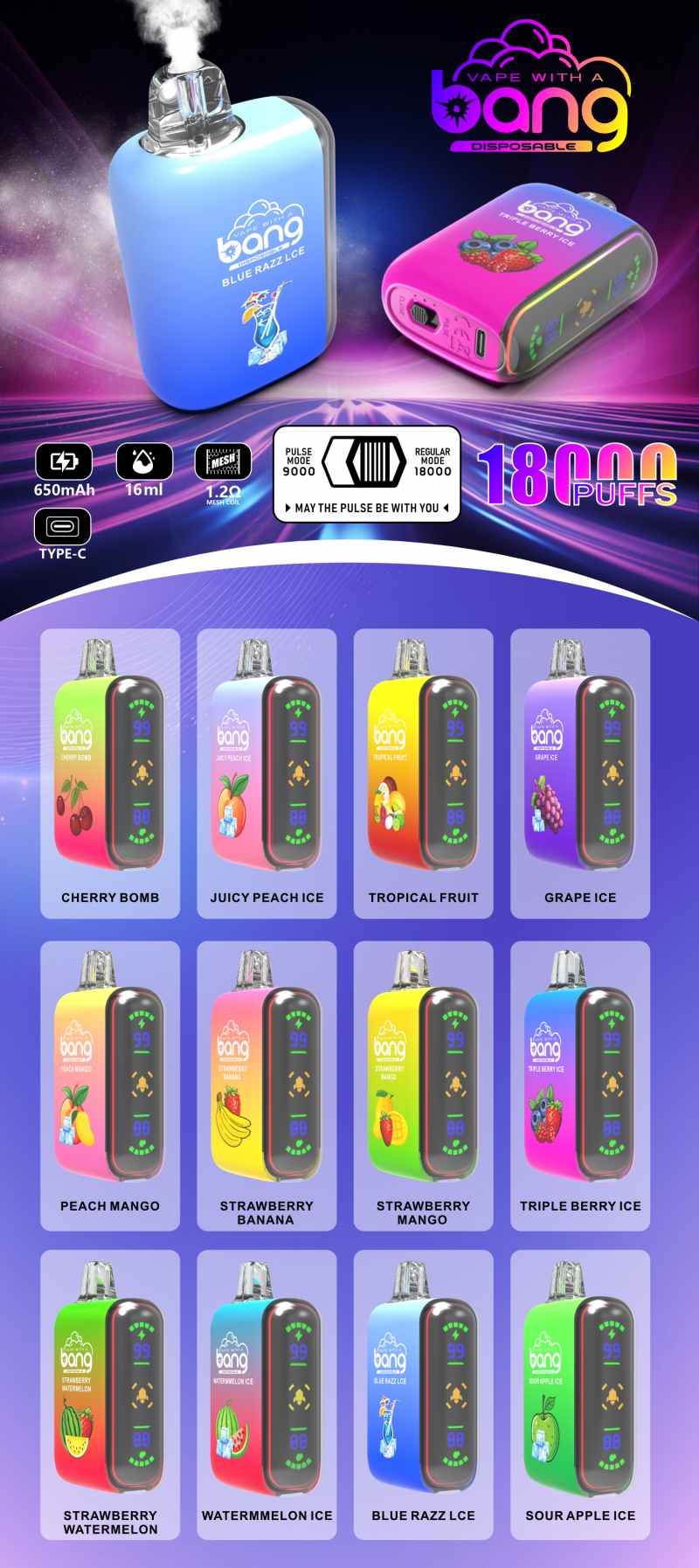 bang 18000 taste