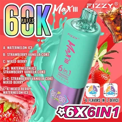 Fizzy Max III 60K 6 in 1 sapore