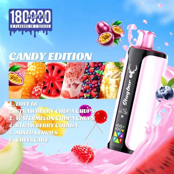 StagBar 6in1 180K Puffs high quality StagBar 6in1 180K Puffs high quality