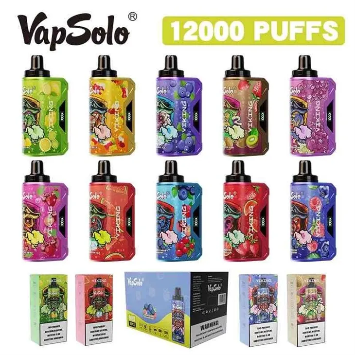 Wholesale-Vapsolo-Viking-12000-Puff-Germany-Warehouse-20mg-Nicotine-Dispossable-Electeonic-Cicare-EU_VapSolo VIKING 12000